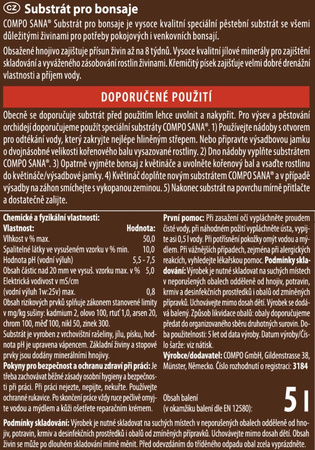 Ziemia do bonsai 5 l