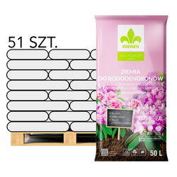 Ziemia do rodendronów, azalii, hortensji – 50 l (paleta 51 szt.) Kronen