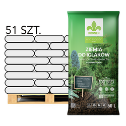 Ziemia do iglaków – 50 l (paleta 51 szt.) Kronen
