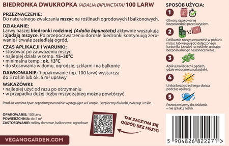 Mszyca Stoper - 200 larw biedronki