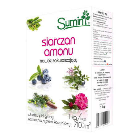 Siarczan Amonu Nawóz Zakwaszający 1 kg