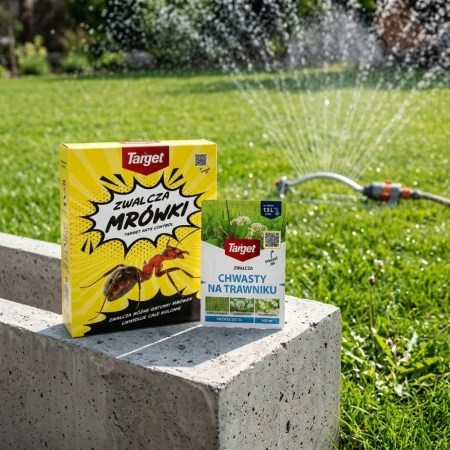 Ants Control – Granulat Na Mrówki – 1 kg Target + Dicotex 202 SL - Na Chwasty Na Trawniku – 100 ml Target (ZESTAW)