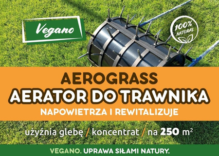 AeroGrass - biologiczny aerator do trawnika Vegano 50 gram - 250 m2 