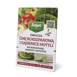 Lepinox Plus zwalcza ćmę bukszpanową i gąsienice motyli 10 g