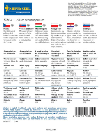 Szczypiorek 'Staro' – Zimujący – Kiepenkerl