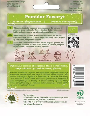 Pomidor BIO Faworyt 0.20g Legutko