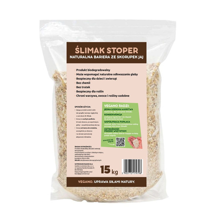 Ślimak Stoper - Naturalna ochrona Twojego ogrodu 15 kg Vegano