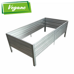 Warzywniak - podwyższona grządka - ocynk - Vegano - 150 x 75 x 30 cm