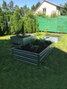 Warzywniak - podwyższona grządka - ocynk - Vegano - 150 x 75 x 30 cm