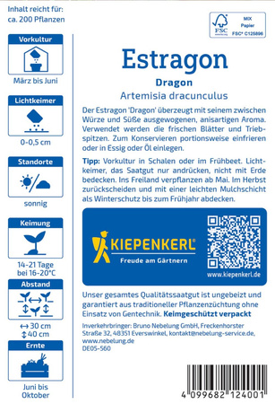 Estragon Dragon Kiepenkerl