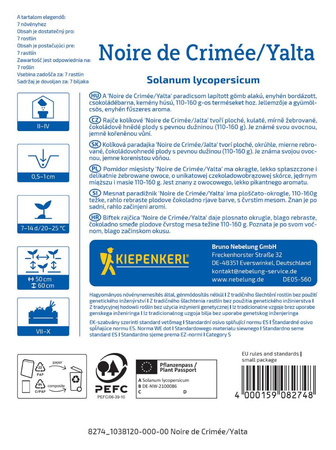 Pomidor mięsisty Noire de Crimée/Yalta Kiepenkerl