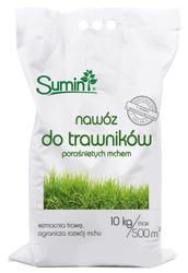 Nawóz Do Trawy Z Mchem - 10 kg (worek) - Antymech Sumin Optymalny Skład