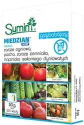 Miedzian 50 WP  - na choroby drzew owocowych 50 g