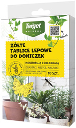 Tablice lepowe na ziemiórki, mączliki, mszyce i inne 10 szt. Target