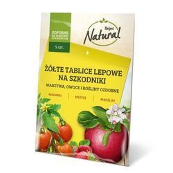 Żółte tablice lepowe likwidujące mszyce, mączliki i inne szkodniki 5 szt. Target