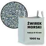 Żwir morski 8-16 mm – big bag – 1 tona