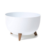 Osłonka doniczka misa Ø330 mm Roma – biała – Lamela