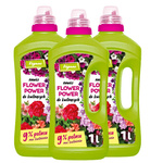 Flower Power płynny nawóz do roślin kwitnących z dużą zawartością potasu Vegano 3 x 1000 ml
