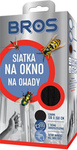 Siatka na okno - czarna 130x150 cm - Bros