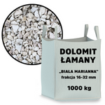 Dolomit łamany ''Biała Marianna'' 16-32 mm – big bag – 1 tona