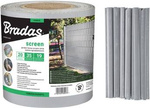 Taśma Ogrodzeniowa – Jasnoszara 19cm x 35m Bradas 