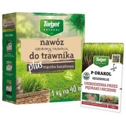 Zestaw P-drakol 20 g + Nawóz zadbany trawnik z mączką bazaltową 1 kg