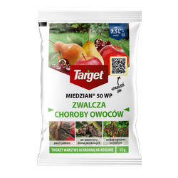 Miedzian 50 WP środek zwalczający choroby pomidorów, ogórków i innych roślin uprawnych 15 g Target