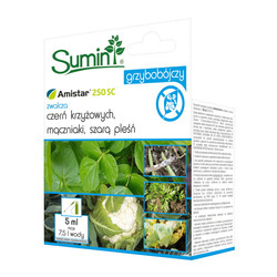 Amistar 250 SC Zwalcza Mączniaki, Szarą Pleśń i Czerń Krzyżowych 5 ml