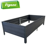 Warzywniak - podwyższona grządka - szary GPPS - Vegano - 150 x 75 x 30 cm