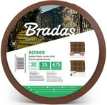 Taśma Ogrodzeniowa – Brązowa  4,75 cm x 35m Bradas