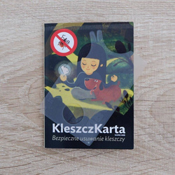 Karta do bezpiecznego usuwania kleszczy
