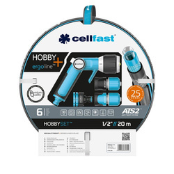 Zestaw Hobby – wąż 1/2'' 20 mb + końcówki Ergo – Cellfast