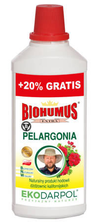 Biohumus Extra Pelargonia 1 l + 20% Gratis
