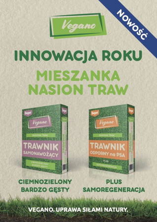 Nasiona trawy – Vegano – trawnik samonawożący – 1 kg