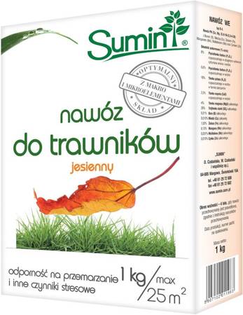 Nawóz jesienny do trawników – 1 kg Sumin