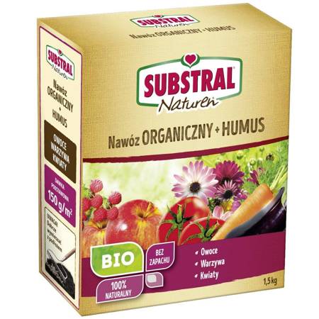 Nawóz naturalny + humus 2w1 SUBSTRAL 1,5 kg