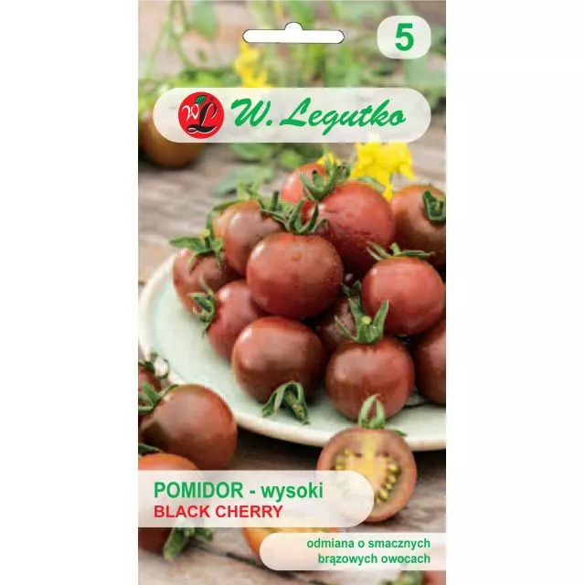 Pomidor Wysoki Black Cherry 0,2 g - Legutko 